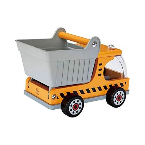  Hape Dump Truck Kids Wooden Construction Toys Vehicle