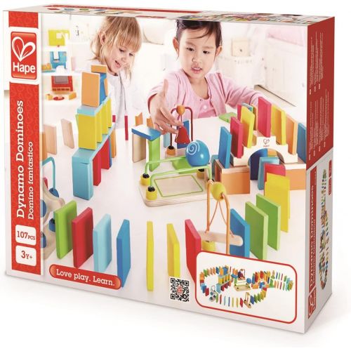  Award Winning Hape Dynamo Kids Wooden Domino Set