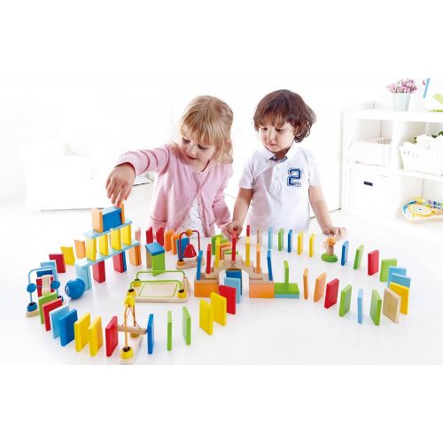  Award Winning Hape Dynamo Kids Wooden Domino Set