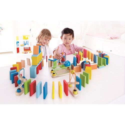  Award Winning Hape Dynamo Kids Wooden Domino Set