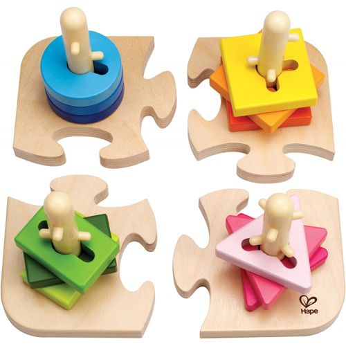  Hape Creative Toddler Wooden Peg Puzzle