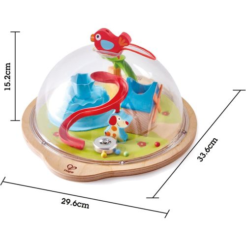  Hape Sunny Valley Adventure Dome | 3D Toy with Magnetic Maze, Kids Play Dome Featuring Characters and Accessories