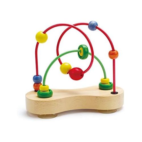  Hape Award Winning Double Bubble Wooden Bead Maze