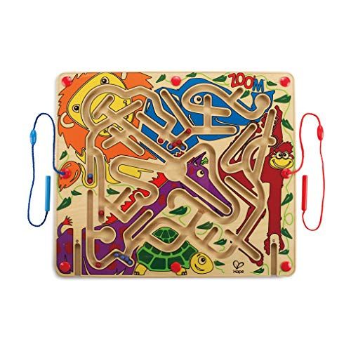  Award Winning Hape Zoom Kids Magnetic Wooden Bead Maze Puzzle