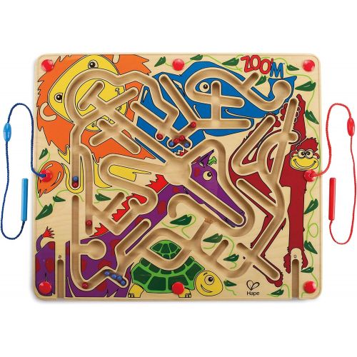  Award Winning Hape Zoom Kids Magnetic Wooden Bead Maze Puzzle