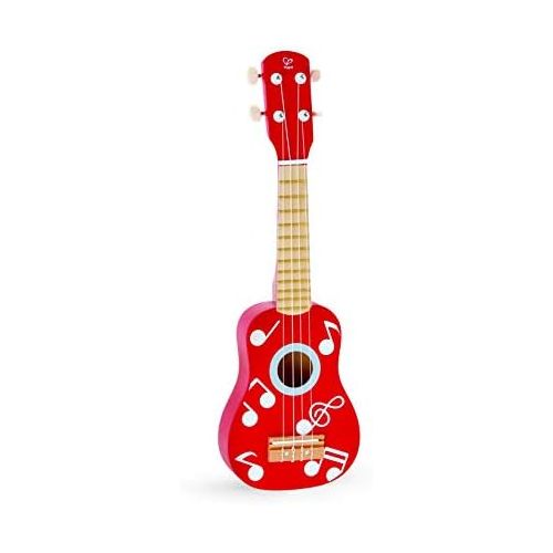  Hape Kids Wooden Toy Ukulele in Multicolor