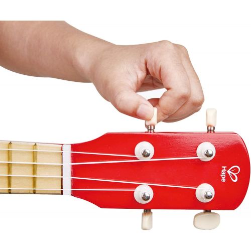  Hape Kids Wooden Toy Ukulele in Multicolor