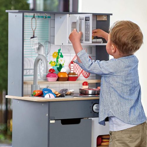  Hape E3166 Childrens Play Kitchen Wooden with Light, Sound and Accessories from 3 Years