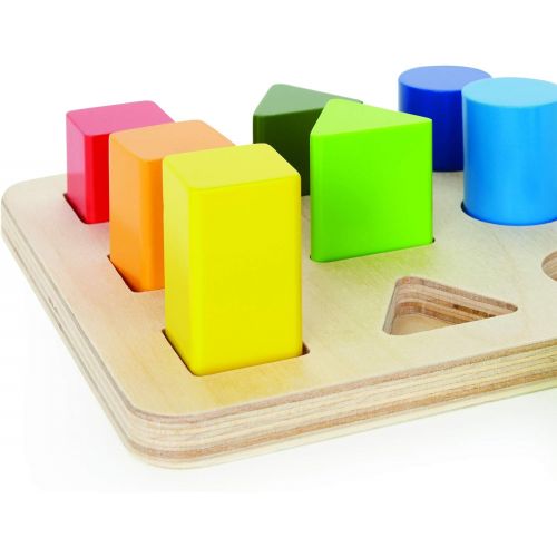  Hape Color and Shape Wooden Block Sorter