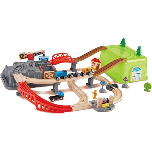  Hape Railway Construction Kit Set 50 Pieces (E3764)