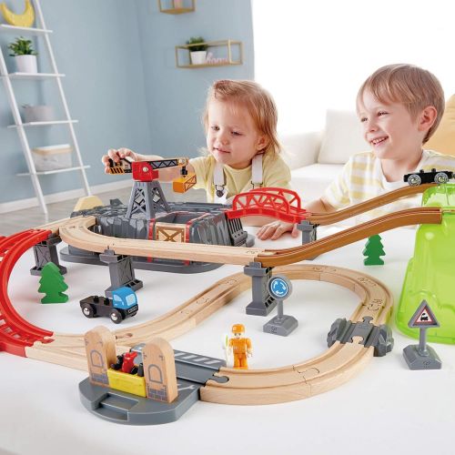  Hape Railway Construction Kit Set 50 Pieces (E3764)