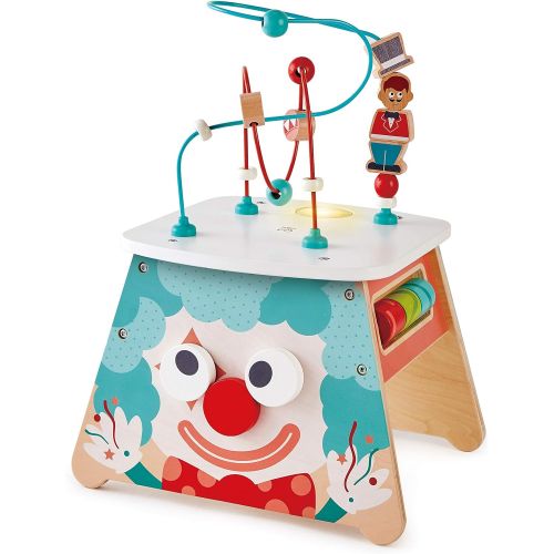  Hape E1813 Light-Up Circus Activity Cube - Multi-Sided Wooden Activity Toy