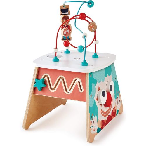  Hape E1813 Light-Up Circus Activity Cube - Multi-Sided Wooden Activity Toy