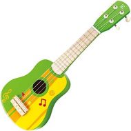 Hape Toy Guitar Wooden Ukulele Instrument for Kids - Green