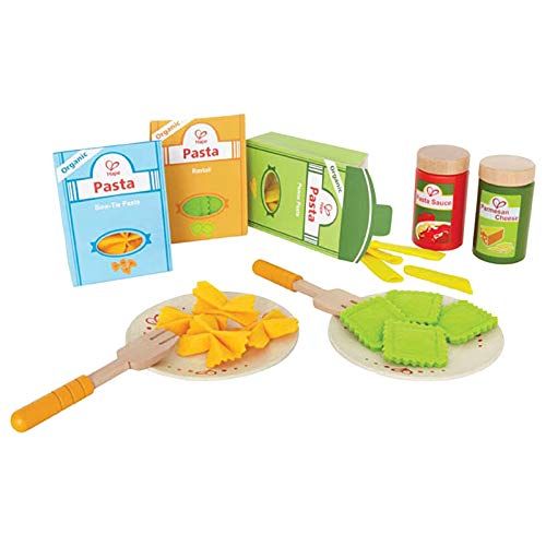  Hape Pasta Wooden Play Kitchen Food Set with Accessories