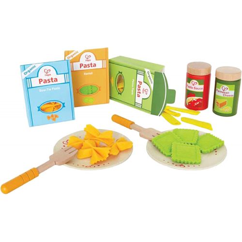  Hape Pasta Wooden Play Kitchen Food Set with Accessories