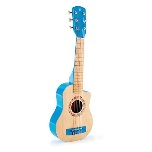  Hape Kids Flame First Musical Guitar, Blue ,L: 25.7, W: 2.4, H: 8.4 inch