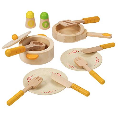  Hape Gourmet Play Kitchen Starter Accessories Wooden Play Set