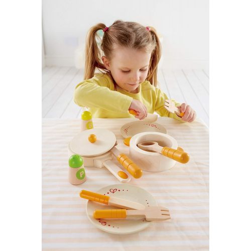  Hape Gourmet Play Kitchen Starter Accessories Wooden Play Set