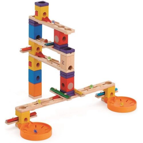  Award Winning Hape Quadrilla Wooden Marble Run Construction - Music Motion