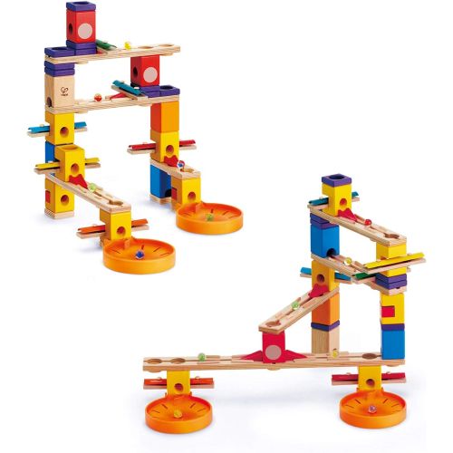  Award Winning Hape Quadrilla Wooden Marble Run Construction - Music Motion