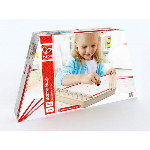  Award Winning Hape Happy Harp Kids Wooden Musical Instrument