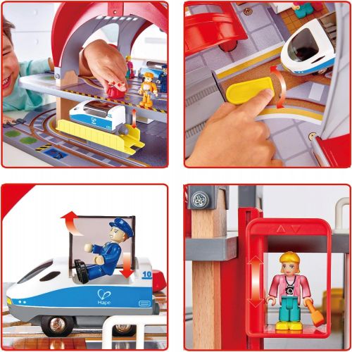  Hape Grand City Station Railway Playset, Multicolor