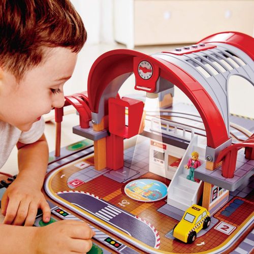  Hape Grand City Station Railway Playset, Multicolor