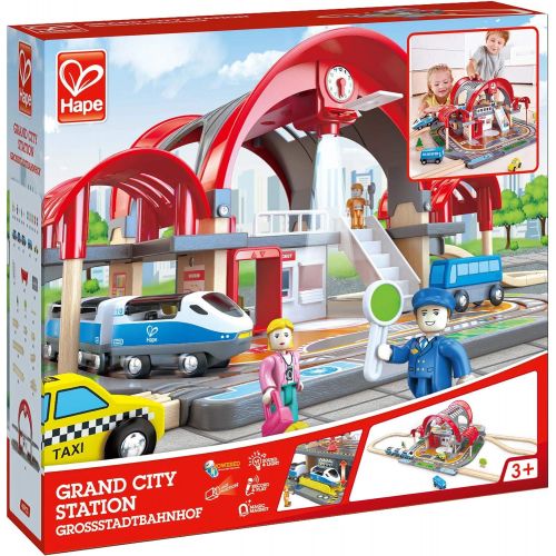  Hape Grand City Station Railway Playset, Multicolor