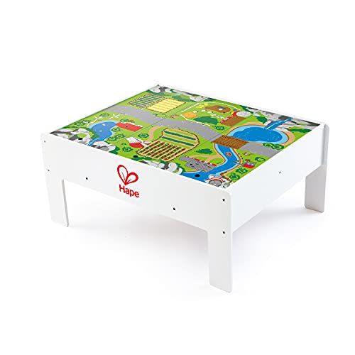  Hape Railway Play and Stow Storage and Activity Table for Wooden Trainsets