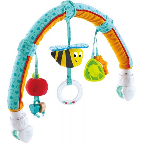  Hape Garden Friends Play Arch| Infant Crib Play Set Hanging Toys, Stroller and Car Seat Pram Toy Suitable for Children 0-5 Month Old