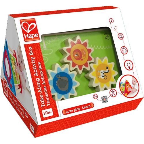  Hape Take-Along Wooden Toddler Activity Skill Building Box