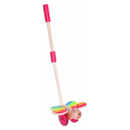  Award Winning Hape Butterfly Wooden Push and Pull Walking Toy