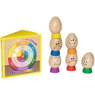 Hape Eggspressions Wooden Learning Toy with Illustrative Book