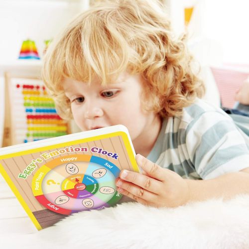  Hape Eggspressions Wooden Learning Toy with Illustrative Book