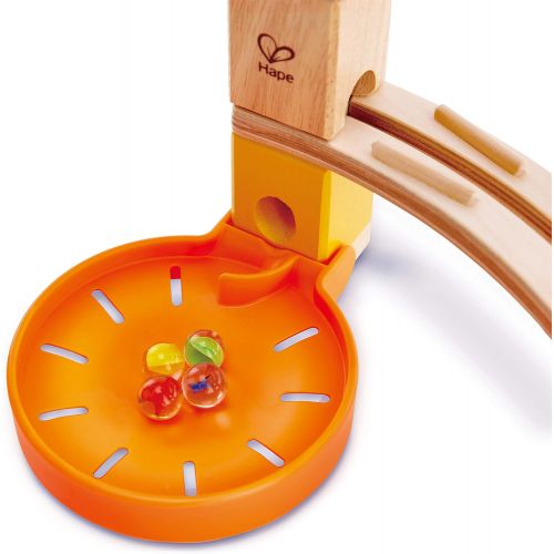  [아마존베스트]Hape Quadrilla Wooden Marble Run Construction Catcher Tray Add-On