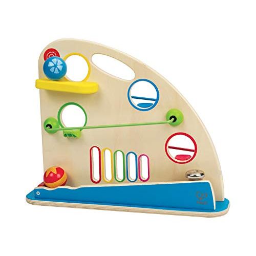  [아마존베스트]Award Winning Hape Totally Amazing Roller Derby Wooden Marble Racing Toddler Toy