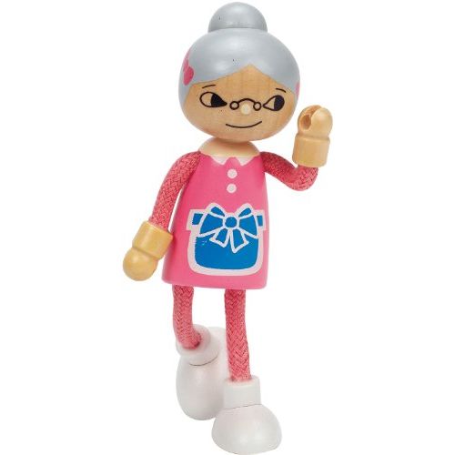  Hape Modern Family Wooden Grandmother Doll