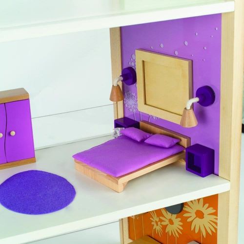  Hape Wooden Doll House DIY Dream Doll Kids Play Set
