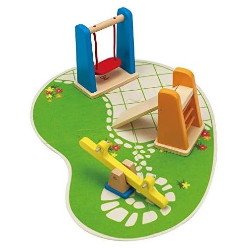  Hape E3461 Wooden Doll House Furniture Playground Set And Accessories Doll House Accessories,