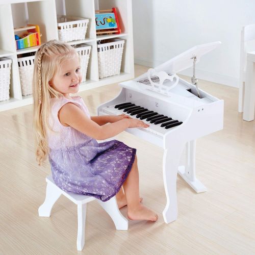  Hape Happy Grand Piano in Pink Toddler Wooden Musical Instrument