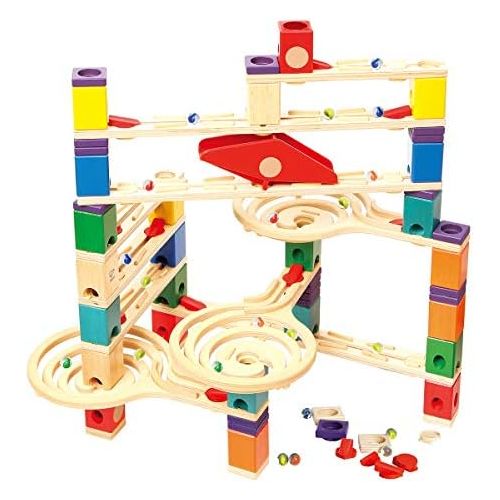  Hape Quadrilla Wooden Marble Run Construction System, Vertigo