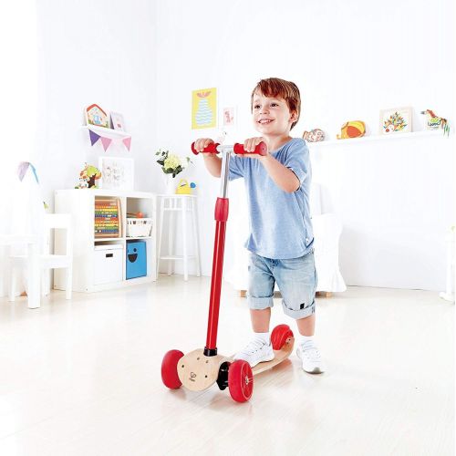  Hape Kids Street Surfer Wooden Lean to Steer Scooter Toy