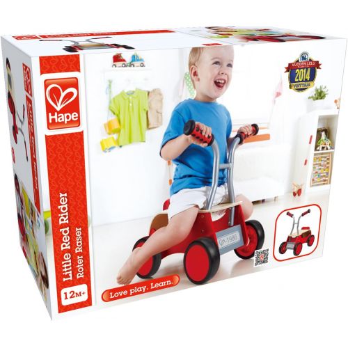  Award Winning Hape Little Red Rider Wooden Kids Ride on Bike