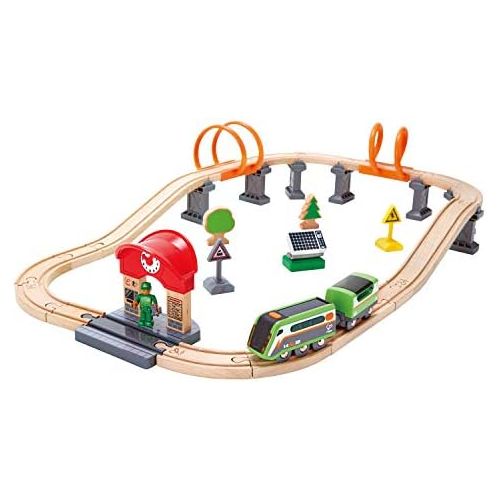  Hape Solar Circuit Train and Railway Set