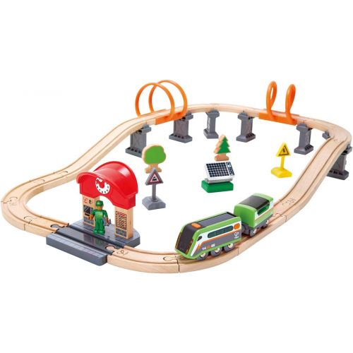  Hape Solar Circuit Train and Railway Set