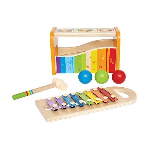  Hape Early Melodies E0305 Pound And Tap Bench by Hape International