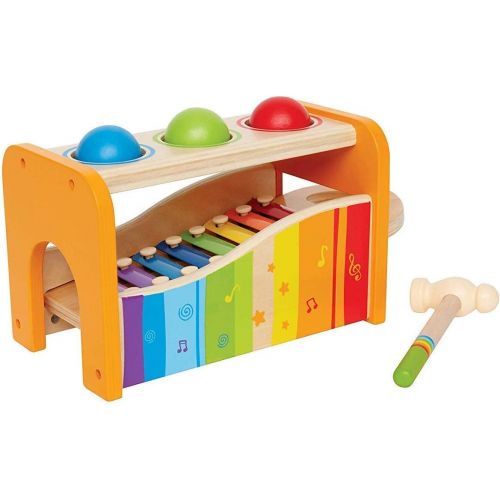  Hape Early Melodies E0305 Pound And Tap Bench by Hape International