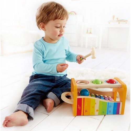  Hape Early Melodies E0305 Pound And Tap Bench by Hape International