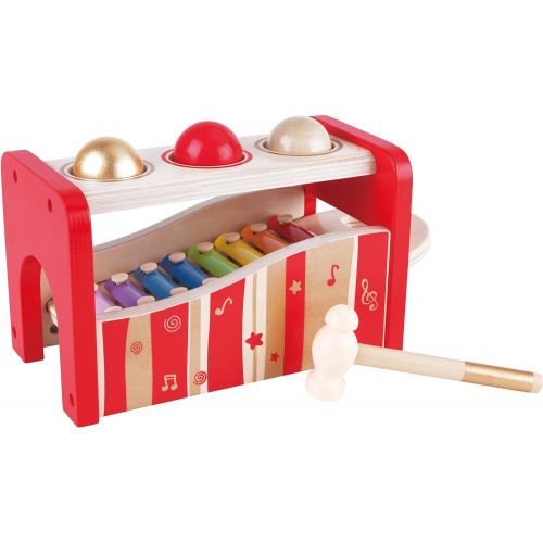  Hape Early Melodies E0305 Pound And Tap Bench by Hape International